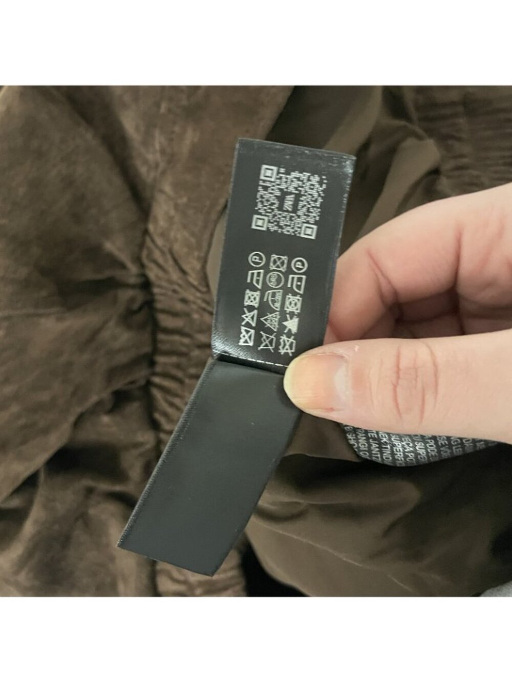 Zara Womens Leather Suede Bomber Jacket Coat Large L Brown 3046/258 NWT - Picture 12 of 15